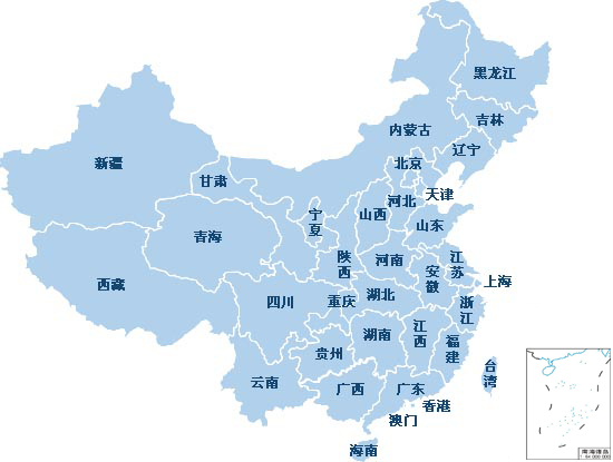 中国地图